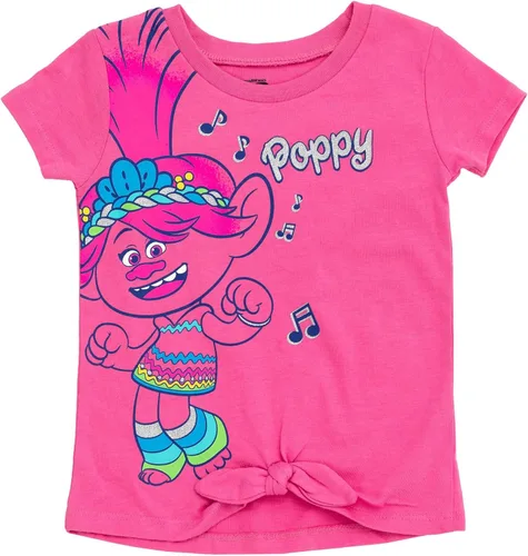 Vista 5 de DreamWorks Conjunto de camiseta y leggings de Trolls para bebés y niños grandes (12 meses - 7-8)