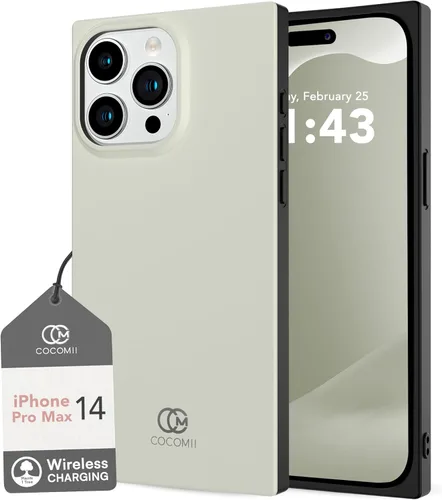 Vista 42 de Cocomii - Funda rectangular compatible con iPhone 13 Pro - Color sólido, tonos de moda, brillante, para mujeres, niñas, hombres, funda protectora