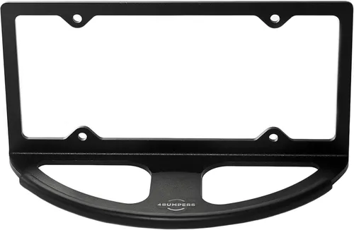 ​Defensa para placa 4Bumpers ‘PRIME’, de acero sólido, armazón para protección de placa, Negro