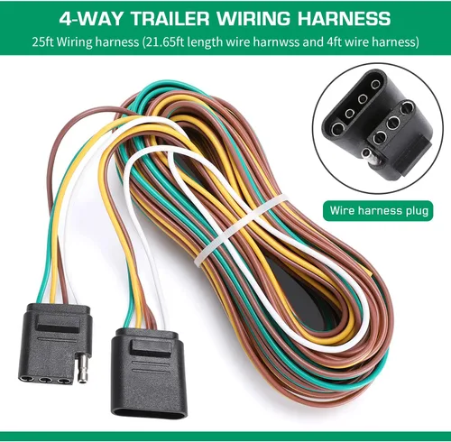 Vista 7 de LINKITOM Kit de luces LED sumergibles para remolque, luces traseras y direccionales súper brillantes totalmente impermeables para remolque de barco