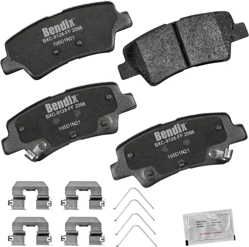 Vista 173 de Bendix Priority1 CFC154 - Juego de pastillas de freno de disco para Avanti II, Century, LeSabre, Regal, Riviera, chasis comercial, DeVille