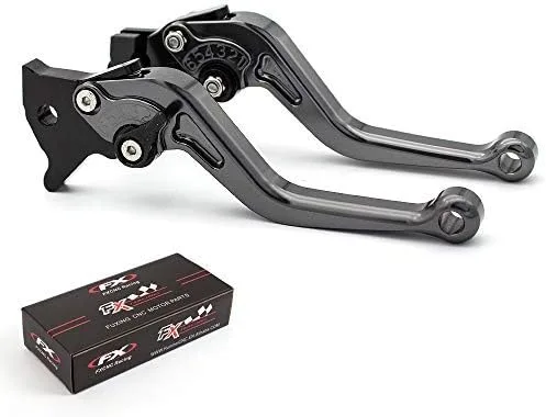Vista 7 de FXCNC Palancas de freno de embrague ajustables CNC Billet compatibles con Scrambler Cafe Racer 2017