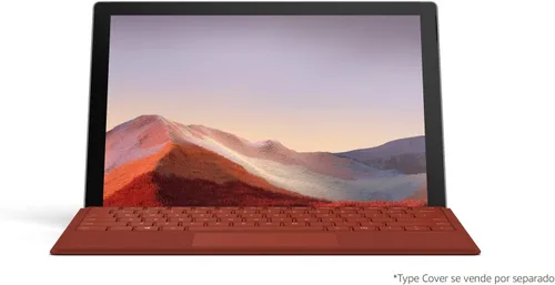 Vista 4 de Tablet Microsoft Surface Pro 7, pantalla táctil de 12.3", Intel Core i7, 16 GB de memoria, unidad de estado sólido de 512 GB