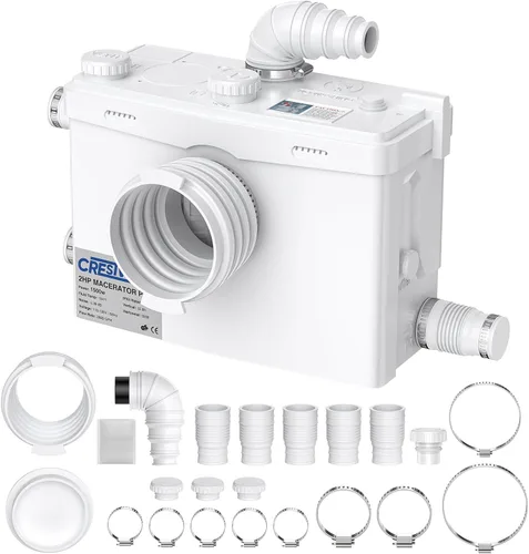 CrestWave Bomba maceradora de 1500 W con 4 entradas y 2 salidas ultra
