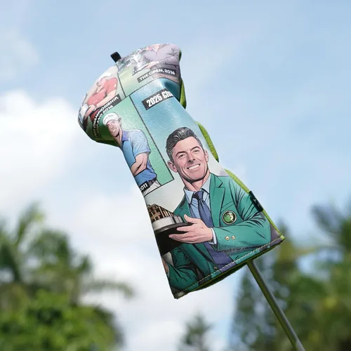 Vista 2 de Craftsman Golf Funda para Cabeza de Palo de Cuero Genial Única Protector de Fundas para Driver Se Adapta hasta 460cc Estuche de Viaje Impermeable