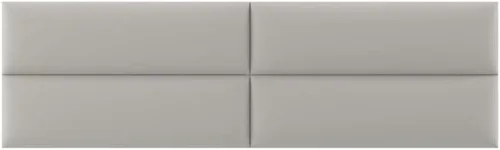 Vista 238 de Vänt - Paneles tapizados de cabecera para montar en la pared, diseño Isabelle, 60 x 23 pulgadas, configuración de 4 paneles individuales