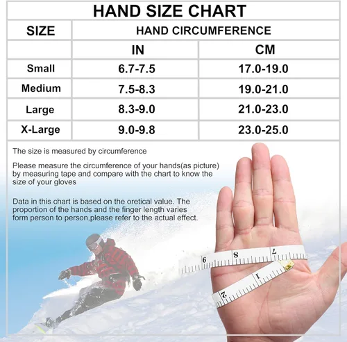 Vista 7 de KINGSBOM -Guantes térmicos impermeables y resistentes al viento de 40 - Guantes térmicos Thinsulate 3M Thinsulate para pantalla táctil de invierno