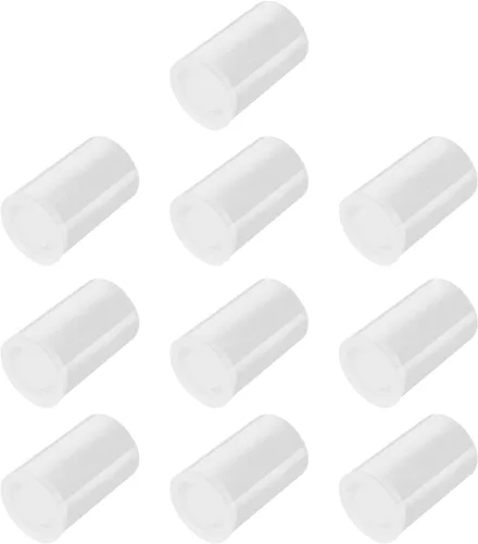 Vista 3 de 1.378 in Calibre Plástico Film Canisters con tapas -10pc (negro)