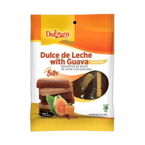 Vista 6 de Dulzura Borincana Dulce de Leche con Cuayaba, Entree Bites - Caramelo de leche con guayaba, 4 onzas (paquete de 1)