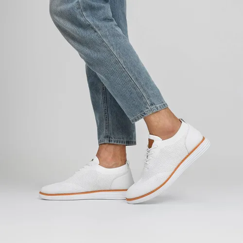 Vista 6 de Bruno Marc Zapatillas de malla para hombre Oxfords ligeras