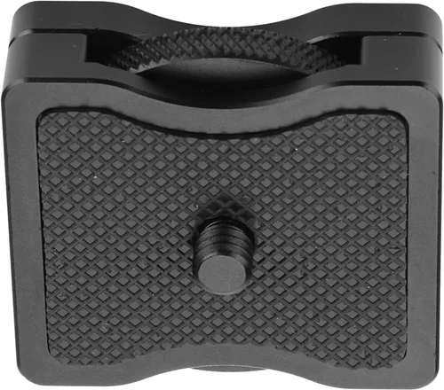 Vista 4 de Placa elevadora de cámara con tornillo de 1/4 pulgadas, altura de cámara, adaptador de elevador rápido, estabilizador de cámara, altura elevadora