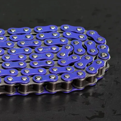 Vista 2 de CLEO Cadena de motocicleta 428 con rompedor de cadena, cadena 428 de 140 eslabones, cadena de transmisión estándar para motocicleta de 50 cc, 70 cc
