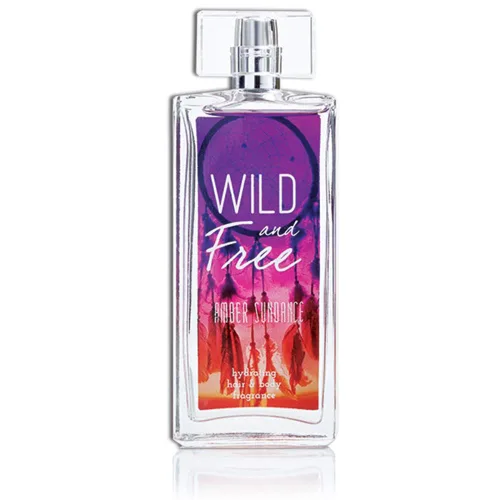 Tru Western Wild and Free Amber Sundance Fragancia hidratante para cabello y cuerpo para mujer, 3.4 fl oz (3.4 fl oz) - Notas de cítricos, crema de