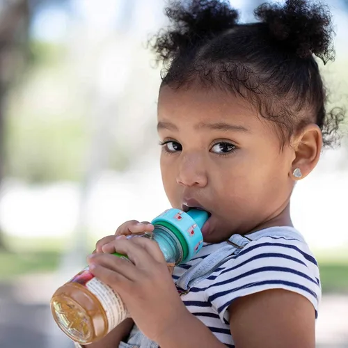 Vista 4 de Refresh-a-Baby - Adaptador de pezón reutilizable para biberón, convierte instantáneamente cualquier biberón en un sorbo con pezones de silicona