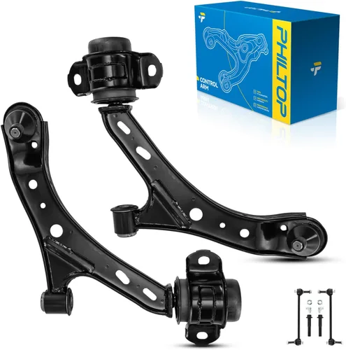 Vista 136 de PHILTOP Kit de suspensión ajustable de elevación de 1-6 pulgadas, 4 piezas de brazos de control superiores e inferiores delanteros compatibles