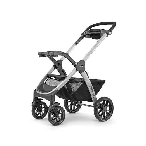 Vista 11 de Sistema de viaje Chicco Bravo 3 en 1 Trio, cochecito Bravo Quick-Fold con asiento de automóvil infantil KeyFit 30 y base, combo de asiento