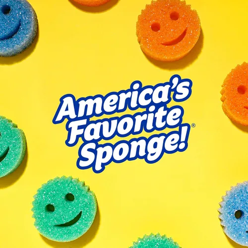 Vista 9 de Scrub Daddy Juego de esponjas – Scrub Mommy Power Flower Esponja y estropajo de doble cara – Esponja antiarañazos para platos y hogar, resistente al