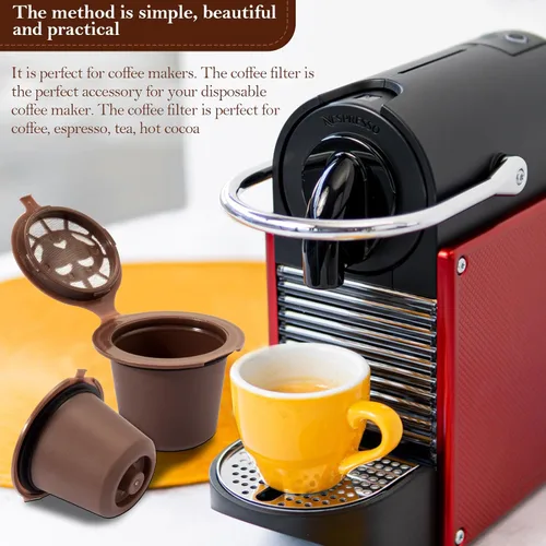 Vista 7 de Cápsulas de café reutilizables recargables para tazas Nespresso