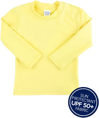 Vista 4 de RUGGEDBUTTS Camiseta de natación de manga larga para bebéniños pequeños con protección UPF 50+