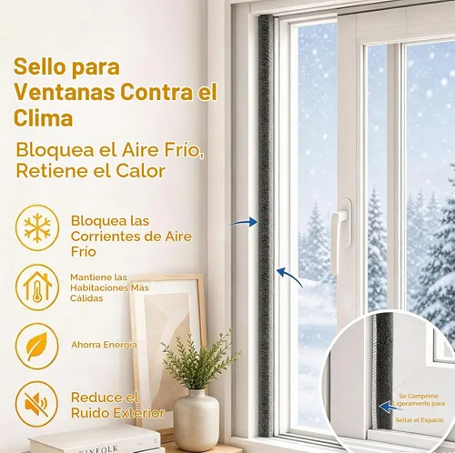 Vista 6 de Cinta de sellado de COUMENO para tope resistente 0.2inX0.4inX33FT adhesiva impermeable para puertas y ventanas, perfecta para bloquear corrientes