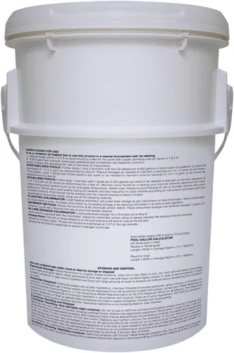 Vista 8 de PROFELIZ Tabletas de cloro para piscina de 3 pulgadas, desinfectante de spa de disolución lenta que elimina bacterias, algas, cloro estabilizado
