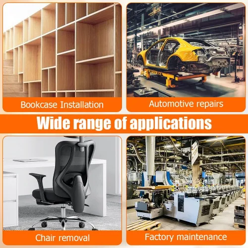 Vista 7 de Adaptador de taladro de ángulo recto de 105 grados, extensión de taladro de cabeza angular recta nueva de 2025, bit de destornillador de potencia