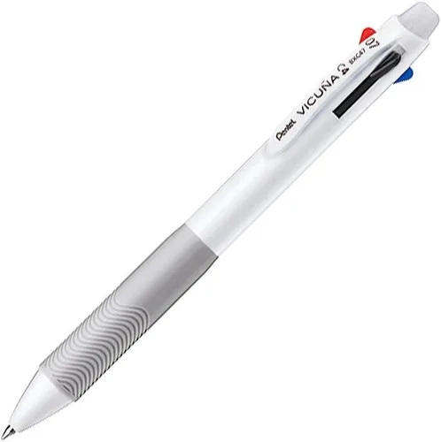 Vista 6 de Pentel Bolígrafo Vicuna, fino, negro, rojo, azul, verde, rojo (BXC47B)
