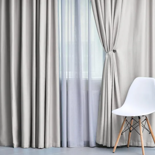 Vista 6 de SUPERIOR Cortinas opacas, oscurecimiento de habitación, dormitorio, detalles de ventana de sala de estar, bloqueo solar, térmicas, modernas clásicas