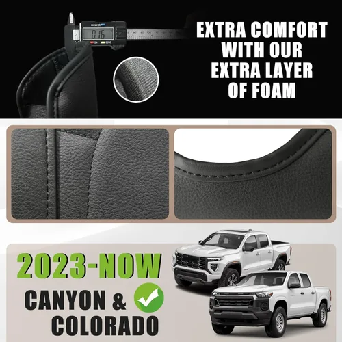 Vista 305 de Muslogy Funda para reposabrazos de consola central apta para Chevy Silverado/Tahoe y GMC Sierra/Yukon 2007-2013, cómoda almohadilla