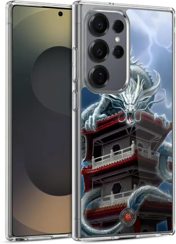 Vista 184 de Head Case Designs Officially Licensed Anne Stokes God's Hammer Guardian Dragons Gel Case [Military Grade Protection] Compatible with Samsung Galaxy