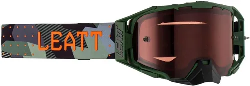 Vista 2 de Leatt Goggle Velocity 6.5 Adulto (Verde con Lente Rosa)
