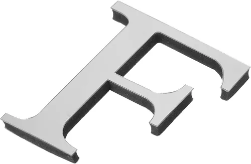 Vista 30 de PATIKIL Adhesivos de pared de acrílico 3D con espejo del alfabeto con letra E, autoadhesivas, decoración del hogar, letrero de letra, calcomanía