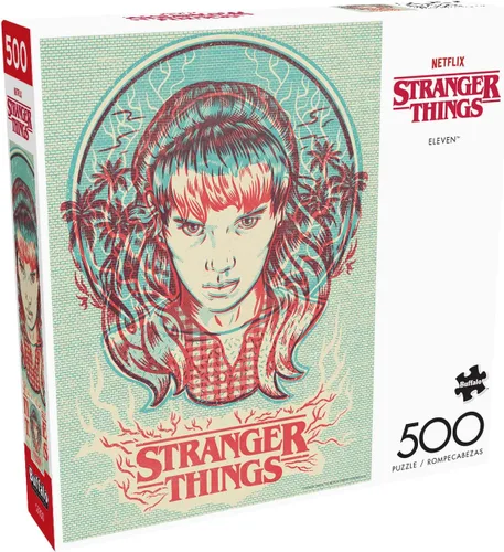 Vista 3 de Buffalo Games - Stranger Things - Eleven - 500 Piece Jigsaw Puzzle for Adults Challenging Puzzle Perfect for Game Nights - 500 Piece Finished