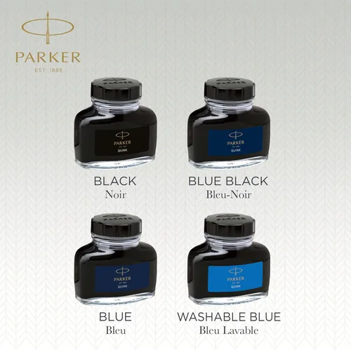 Vista 5 de Botella de tinta permanente Parker Quink de 2 fl oz, Azul-negro