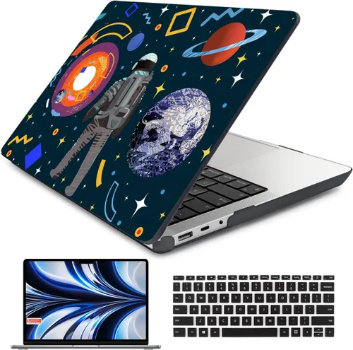 Vista 5 de Batianda Funda personalizable para Microsoft Surface Laptop Go 3 de 12.4 pulgadas, versión 2023/Surface Laptop Go 2 (2022), cubierta rígida