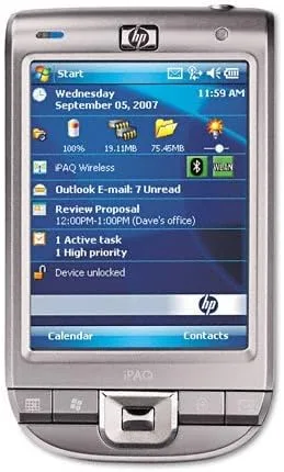 Productos HP - HP - iPAQ 111 Enterprise PDA, 624 MHz, TFT de 4 pulgadas, SDRAM de 64 MB, plata - Se vende como 1 cada uno - Perfecto para juegos,