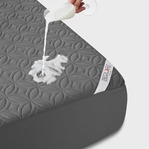 Vista 14 de BEDLORE Protector de colchón impermeable, tamaño California King, con bolsillo profundo de 6 a 18 pulgadas de profundidad, suave y silencioso, a