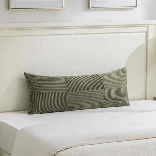 Vista 132 de Fancy Homi Fundas de almohada decorativas lumbares de color amarillo mostaza de 12 x 20 pulgadas para sala de estar, sofá cama, estilo rústico