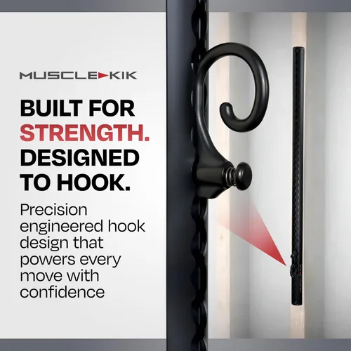 Vista 5 de Aluminum Wall-Mounted Anchor Fitness System - Adjustable, Multi-Functional, Space Saving Home Gym Solution for Strength Training, Workout Goals