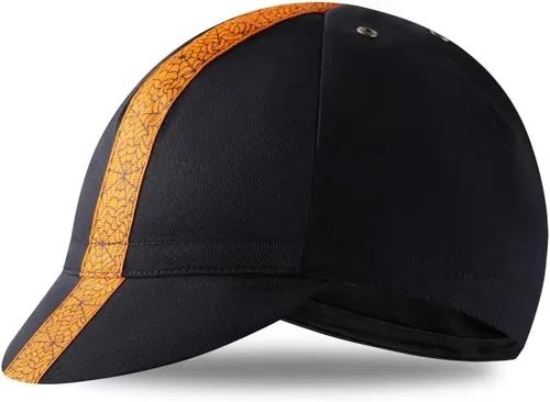 Gorra de ciclismo negra – Casco de ciclismo de algodón – Forro de casco de ciclismo transpirable y absorción de sudor, talla única Blackff