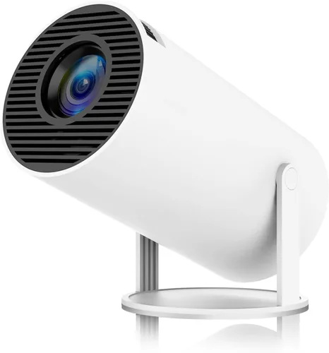 Mini proyector con WIFI 6 y Bluetooth, proyector portátil con soporte 4K 1080P, aplicación incorporada, Android 11, 150 ANSI, corrección trapezoidal