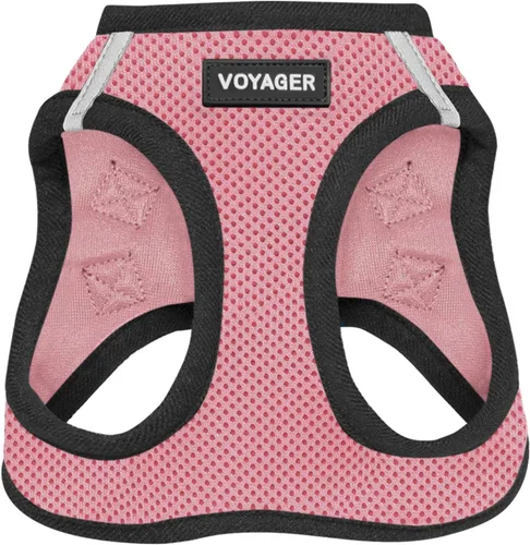 Vista 12 de Voyager Step-in Air - Arnés de malla para cualquier clima, reflectante, antitirones, para perros y gatos pequeños y medianos, con velcro, hebilla