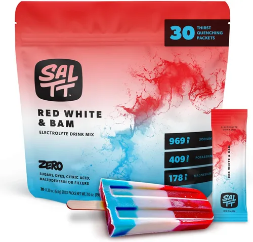 Vista 11 de SALTT Electrolytes Polvo Mezcla de Bebida Saborizada - Cherry Chill - 30 Paquetes de Hidratación - Magnesio, Potasio, Sodio, Oligoelementos - Sin