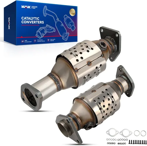 Vista 58 de KAX Convertidor catalítico de repuesto automotriz apto para entrada y salida universal de 2.25 pulgadas, reemplazo 53005 (compatible con EPA)