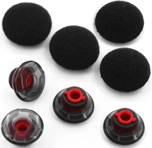 Vista 3 de A-Focus Voyager 5200 - Juego de almohadillas de repuesto para los oídos, cómodos kits de almohadillas de espuma para los oídos, geles de oído Gris