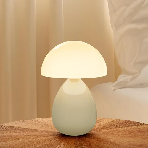 Vista 10 de Dawnwake Lámpara de Mesa con Forma de Hongo para Dormitorio, Lámparas Pequeñas de Escritorio para Mesita de Noche para Mesas de Noche de Sala