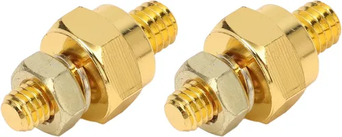 Adaptadores de terminal de batería, pernos de terminal de batería de poste lateral duraderos, resistentes y antiimpacto, 2 piezas para vehículos