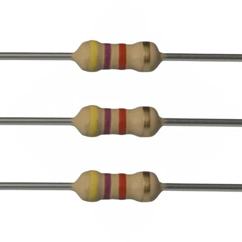 E-Projects Resistencias 100EP5124K70 4.7k Ohm, 1/2 W, 5% (paquete de 100)