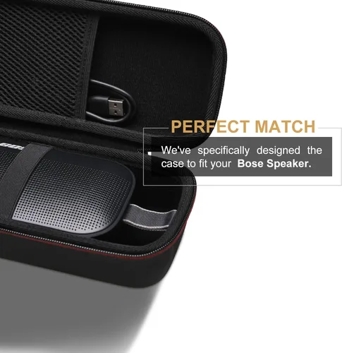 Vista 2 de LTGEM - Funda de viaje rígida para altavoz portátil Soundcore Motion 300 Wireless Hi-Res - Funda protectora de transporte