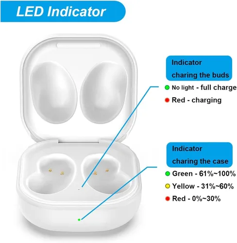 Vista 5 de Funda de carga con cable, para Galaxy Buds Live R180 carga rápida auriculares cargador cargador Dock